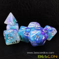 Bescon Magical Stone Dice Set Series, 7pcs Polyhedral RPG Stone Dice Set